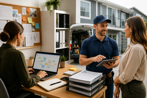 Role of Organization and Communication in Managing Properties